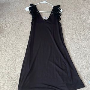 LOFT black shift dress. NEW WITH TAGS! Size XS.